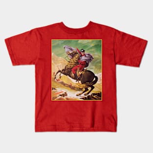 M. Bison Crossing the Alps Kids T-Shirt